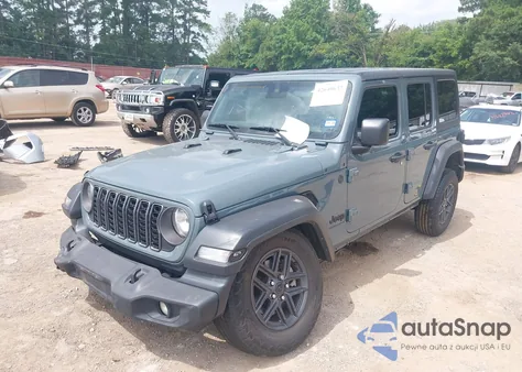 2024 Jeep Wrangler 4-Door Sport S 4X4 z USA, uszkodzony, nr VIN 1C4PJXDG2RW247817